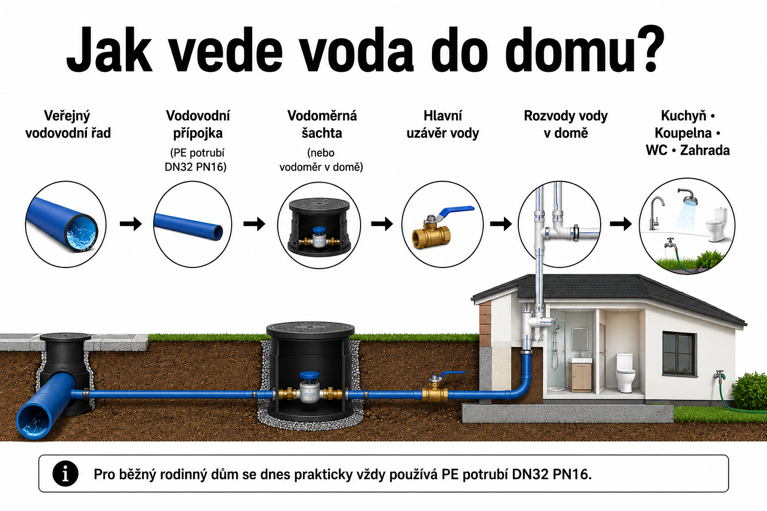 Jak vybudovat vodovodní přípojku: kompletní průvodce od A do Z