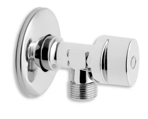 Rohový ventil s krytkou a kovou pákou 1/2" x 3/8"