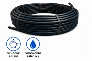 Vodovodní plastová trubka HDPE 100 RC 32x3,0 PN 16 (16 barů) SDR 11 - balík 100