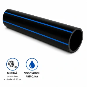 Vodovodní plastová trubka HDPE 100 RC 25x2,3 PN 16 (16 barů) SDR 11 - metráž po 10 m