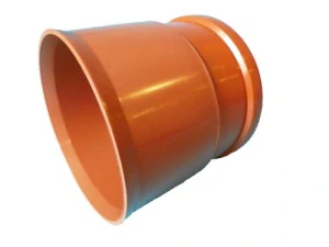 Plasticor SN 12 - přechod Plasticor DN/ID 160 na KG hladký konec DN 160