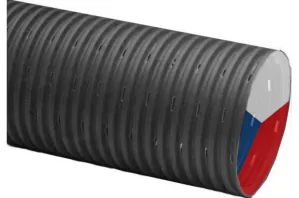 Zesílená drenážní trubka perforovaná Korudrain DN 50 - metráž