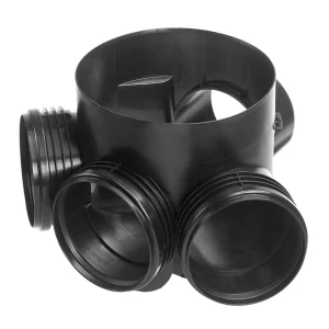 Kanalizační šachtové dno sběrné 45° DN 315/200 vč. těsnění pro vlnovec Wavin Basic 315