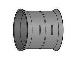 Strabusil/StormPipe oboustranná násuvná spojka DN 150