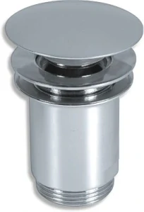 Uzávěr výpusti Luxus pro umyvadlo s přepadem 5/4", Chrom 35,0