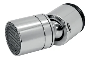 Spořící dvoupolohový areator kloubový eco chrom