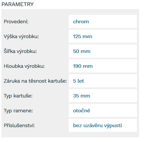 Dřezová/umyvadlová stojánková baterie Novaservis Titania Iris s otočným ramínkem chrom 92096.0