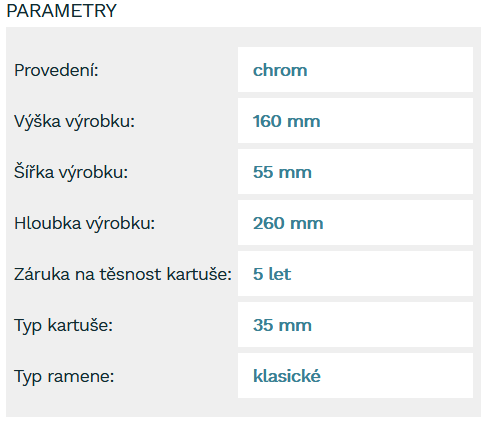 Dřezová stojánková baterie Novaservis Titania Iris s otočným ramínkem chrom 92091.0