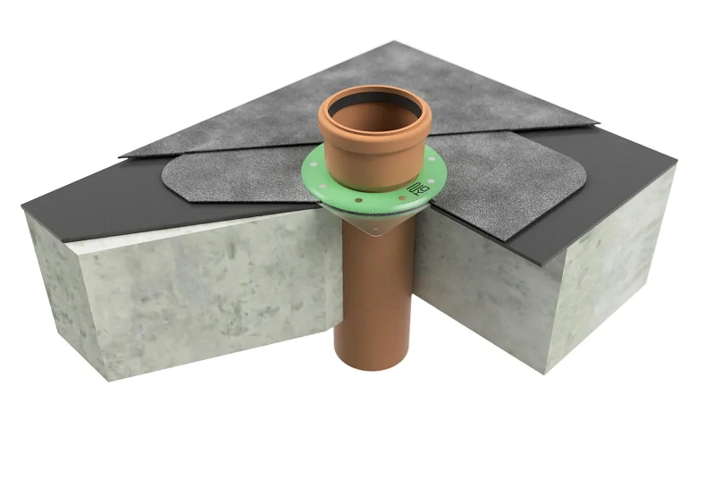 Prostup hydroizolací s asfaltovým pásem pro KG DN 160