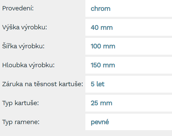 Stojánková baterie na studenou vodu/ventil umyvadlový Novaservis Titania Iris bez výpusti chrom 92005.0