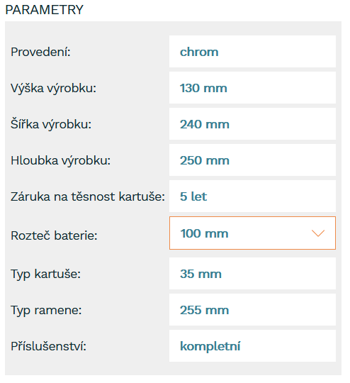 Novaservis Titania Iris - Dřezová baterie bez ramene 100 mm, chrom 92074/1,0