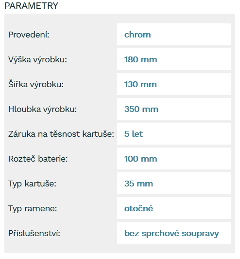 Vanová nástěnná baterie Novaservis Titania Iris bez sprchového setu 100 mm chrom 92033/1.0