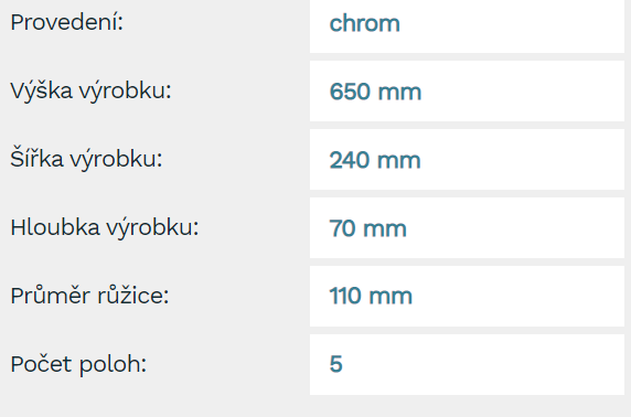 Sprchový set Novaservis na stěnu chrom KIT866.0