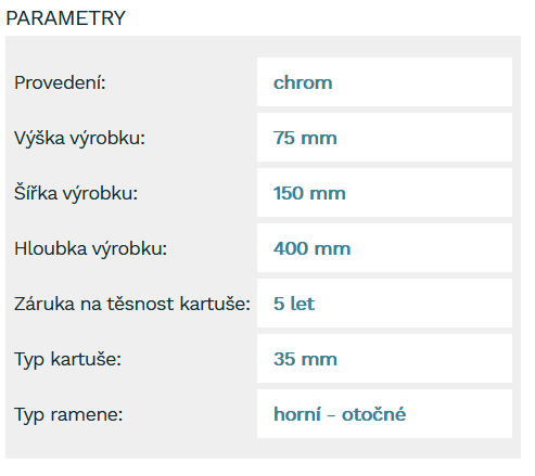 Dřezová stojánková baterie Novaservis Titania Iris s otočným ramínkem chrom 92014.0