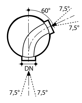 Kanalizační šachtové dno průtočné 60° DN 1000/315 bez těsnění pro vlnovec Wavin Tegra 1000 NG