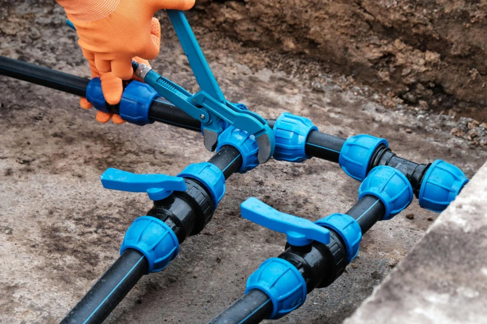 Vodovodní plastová trubka HDPE 100 50x4,6 PN 16 (16 barů) SDR 11 - balík 100