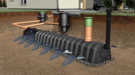 Kontrolní šachta DN 200 pro vsakovací tunely GRAF/Garantia