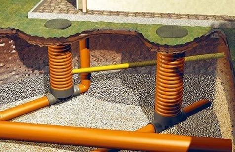 Revizní šachta DN 315 hladká – přímé dno DN 160 (150), roura 1 m, poklop pochozí do 1,5 t ECONOMY (sestava A)