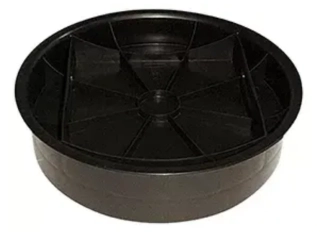 Poklop plastový pachotěsný (dno silniční vpusti) s madly DN 315 vč. těsnění pro vlnovec Wavin Basic 315