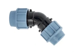 Unidelta 45° koleno 32 mm pro spojování PE trubek až do PN16