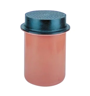 Poklop plastový - s teleskopickou rourou DN 315/A15 do 1,5t (pochozí) bez těsnění pro vlnovec Wavin Basic 315 a Basic 400