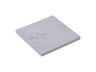 Mondial plastový poklop s madlem pro šachtu/rám 400x400 mm do 1,5 t