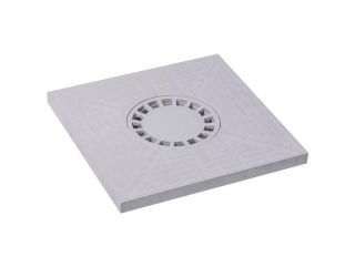 Mondial plastový poklop se sifonem pro šachtu/rám 400x400 mm do 1,5 t