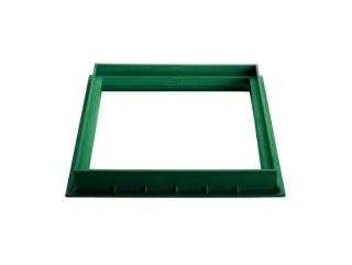 Mondial plastový rám pro mříž nebo poklop 300x300 mm - zelený