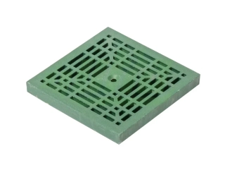 Mondial plastová mříž bez madla pro šachtu/rám 200x200 mm do 500 kg - zelená