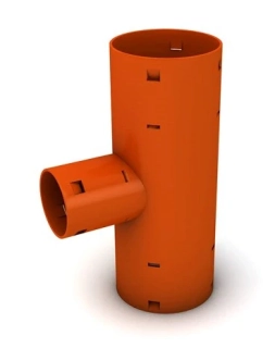 Drenážní odbočka redukovaná T-kus 90° 100/80
