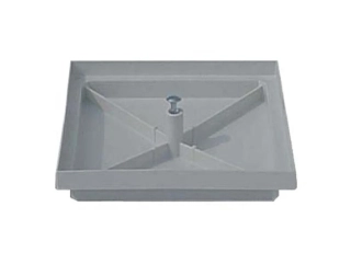 Mondial poklop s volitelným povrchem pro šachtu/rám 300x300 mm do 1,5 t