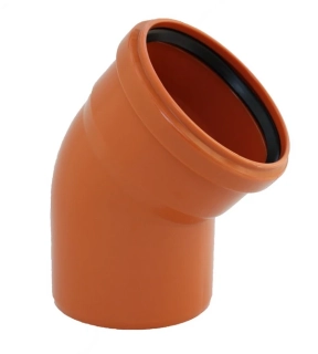 KG koleno DN 250 - 45° (SN 4 + SN 8)